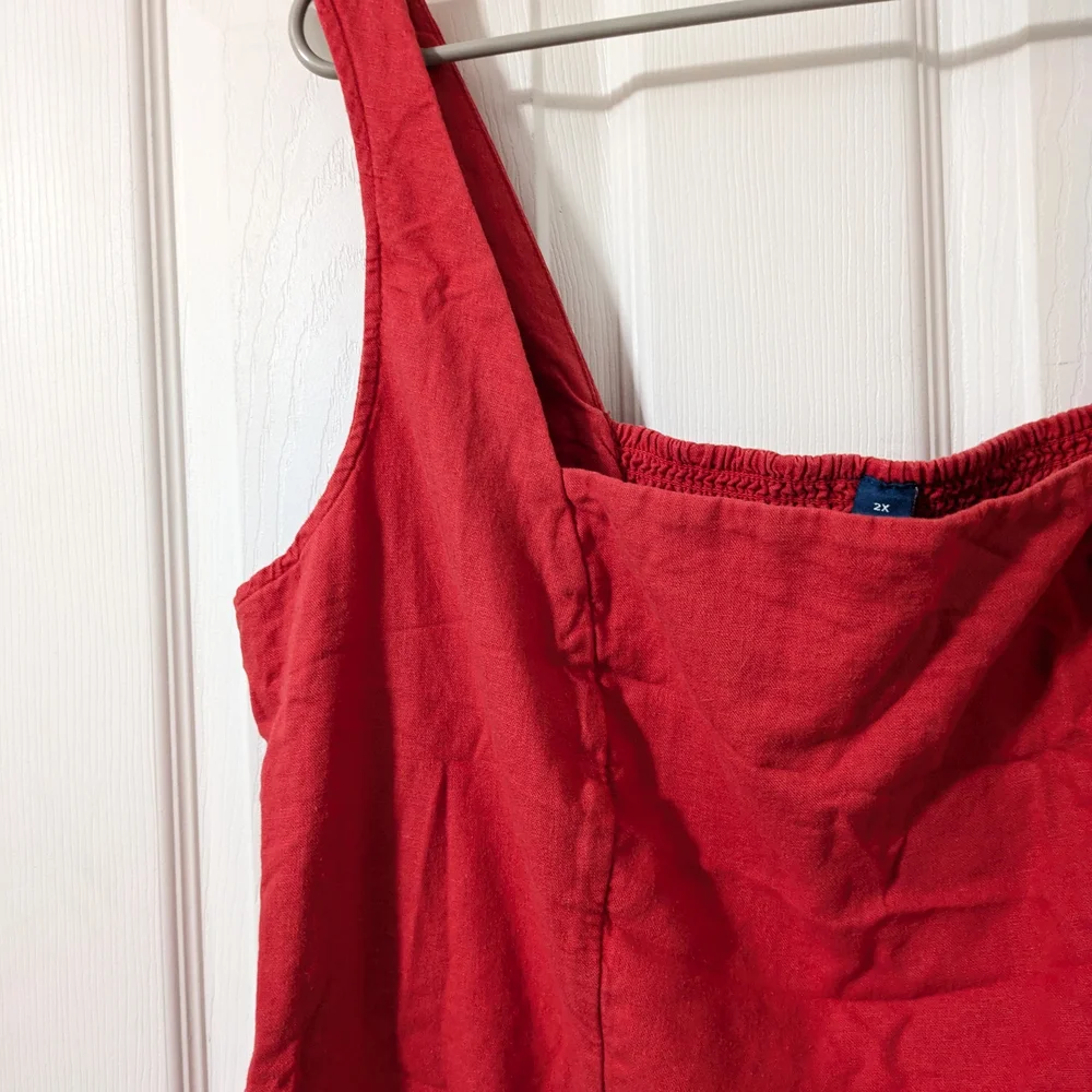 Old Navy 2X Red Dress - Picture 3 of 6